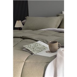Meleni King Size Comforter Set - Haki