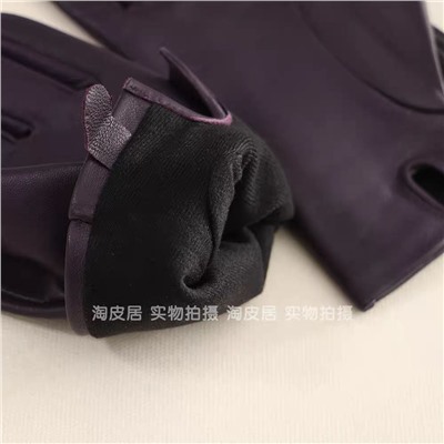 Женские кожаные перчатки Eta*m с U-вырезом для удобства надевания, экспорт