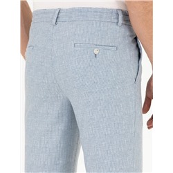 Açık Mavi Slim Fit Kumaş Pantolon