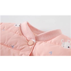 Стеганая куртка на весну/осень. Наполнитель: белый утиный пух