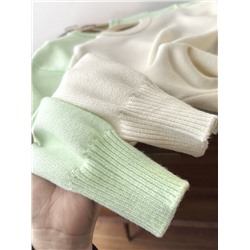 Женский пуловер Pimki*e нежных зефирных цветов с круглым вырезом, экспорт в Францию