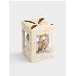 Игрушка елочная, 7 см, пенопласт, шар, Magic time, New year