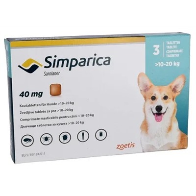 Simparica 40 mg/10-20 kg