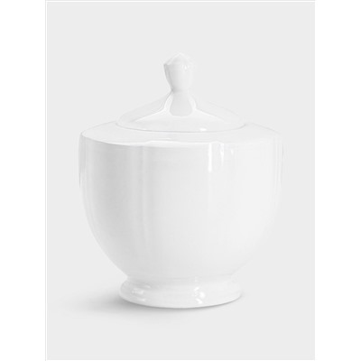 Сахарница, 10,5 см, 250 мл, фарфор F, белая, Lotus white