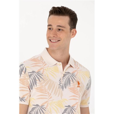 Erkek Ekru Polo Yaka Tişört