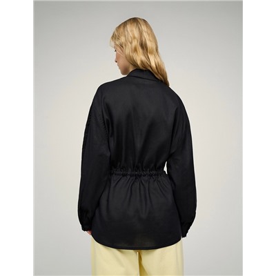 Синяя рубашка из крапивы