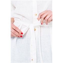 Camisa de lino Blanco