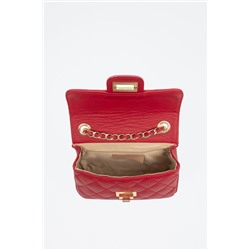 Bandolera de piel Arcola Rojo