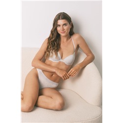 Sujetador push up GORGEOUS algodón gris