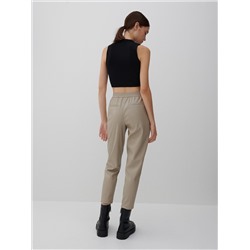 Jogpants aus Kunstleder