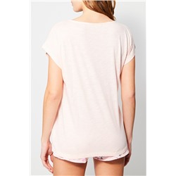 Футболка Badis Пыльно- розовая