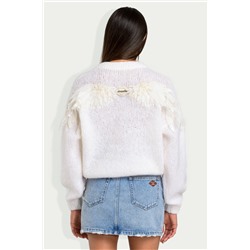 Jersey de mohair Blanco