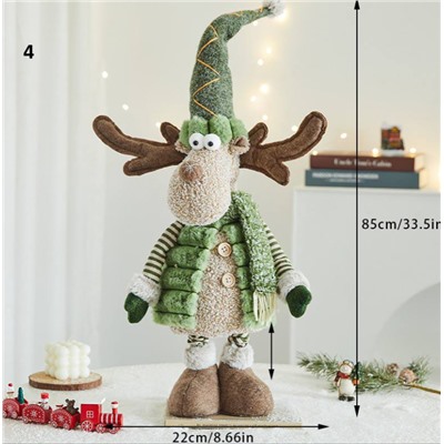 Прикольные олени 🦌 новогодняя игрушка. Статичные и на телескопических ногах