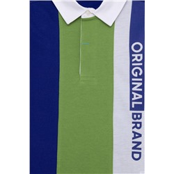 Erkek Çocuk Mavi Polo Yaka Tişört