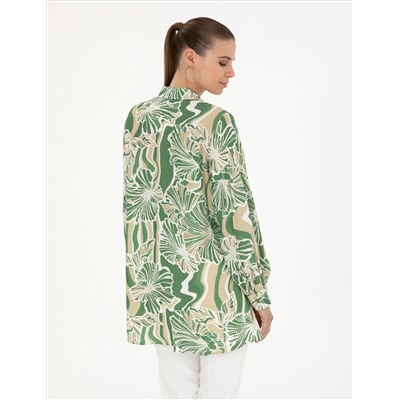 Yeşil Comfort Fit Tunik