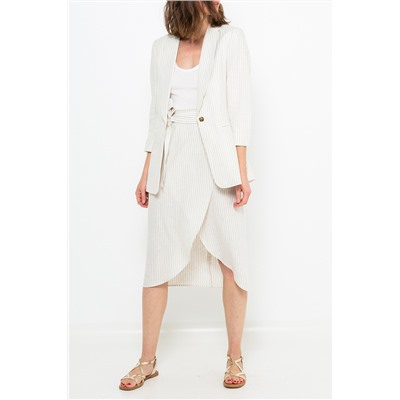 Chaqueta de lino Azul y blanco