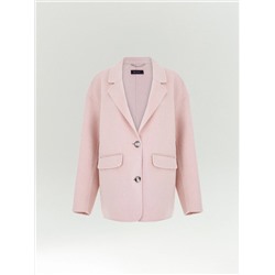Полупальто из шерсти, R138/roseate