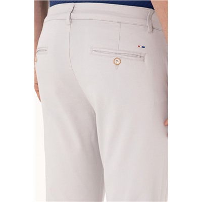 Erkek Açık Gri Kanvas / Chino Pantolon