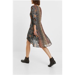 Vestido cenefas boho