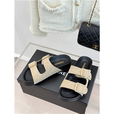 Женские замшевые сабо  ШАНЕ*ЛЬ