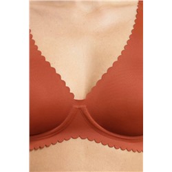 Sujetador con aros de microfibra