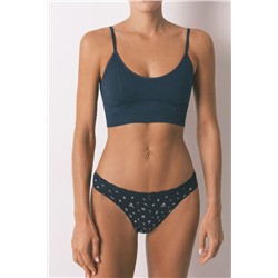 Pack 3 bragas clásicas algodón encaje y lazo