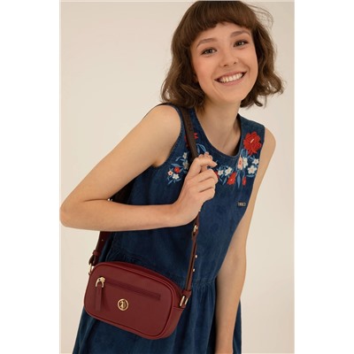 Kadın Bordo Çapraz Çanta