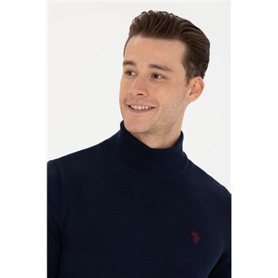 Erkek Lacivert Basic Kazak