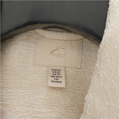 Жакет женский H&*M из фактурной ткани на подкладе с накладными карманами