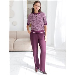 Джемпер жаккардовой вязки с кашемиром