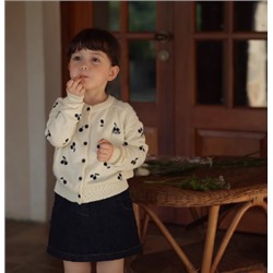Милейший вязаный кардиган для девочек