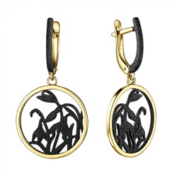 Серьги серебро 52922YB