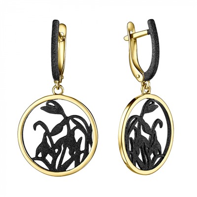 Серьги серебро 52922YB