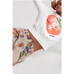 Jersey cropped fresa