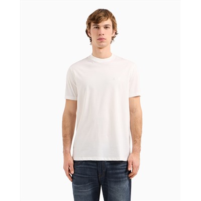 REGULAR FIT T-SHIRT WITH BLURRED LOGO EFFECT