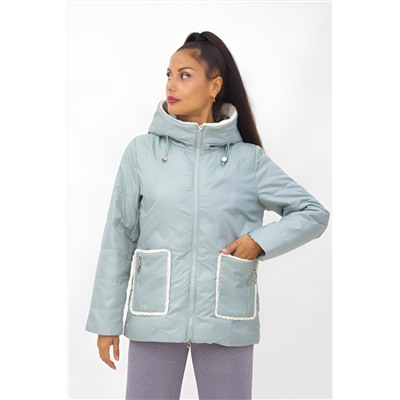 Модная куртка с меховой отделкой Тренд, арт. 926 демисезон.