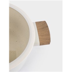 Кастрюля, 24 см, 4,1 л, с крышкой, с покрытием, алюминий, молочная, Palisander