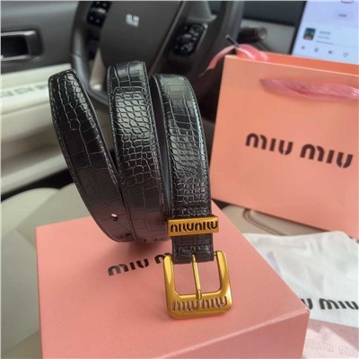 Ремень из натуральной кожи МИУ МИ*У