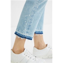 Pantalón vaquero slim tobillero