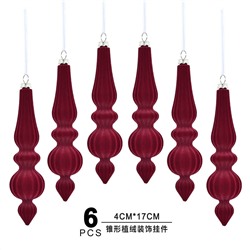 Очень красивые бархатные елочные игрушки