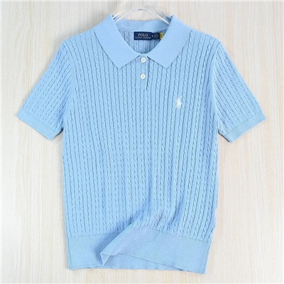 Женское трикотажное  поло с коротким рукавом  РАЛЬ*Ф Л