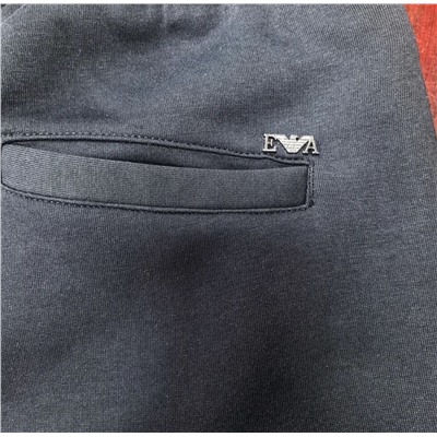 Мужские спортивные брюки с завязками на толстой резинке ЭМПОРИО АРМАН*И