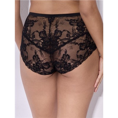 Трусы Sublime classic с завышенной талией (черн) Alles