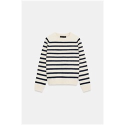 STRIPED KNIT JUMPER