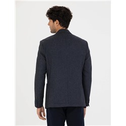 Lacivert Slim Fit Ceket