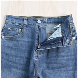 Женские эластичные джинсы с высокой талией из лиоцелла и хлопка МО*КО