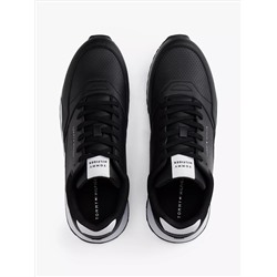 Leather-Mix Runner Sneaker
