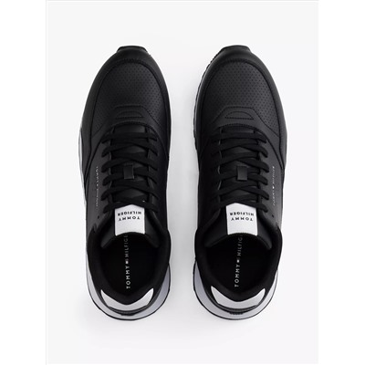 Leather-Mix Runner Sneaker