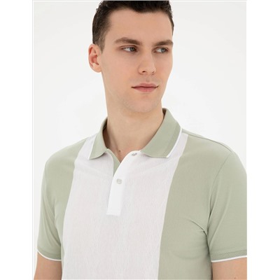 Yeşil Slim Fit Tişört