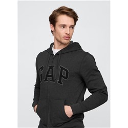 Relaxed Gap Logo Zip Hoodie